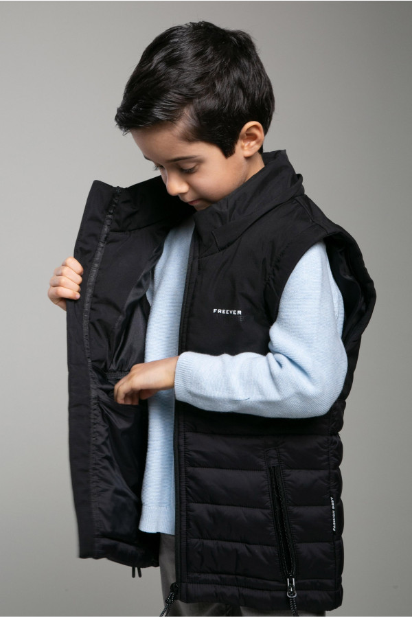 Куртка-трансформер дитяча Freever GF 8104 чорна, Фото №2 - freever.ua