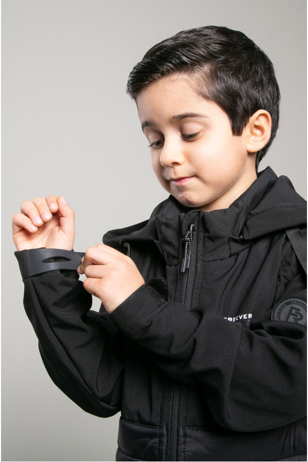 Куртка-трансформер дитяча Freever GF 8104 чорна, Фото №3 - freever.ua