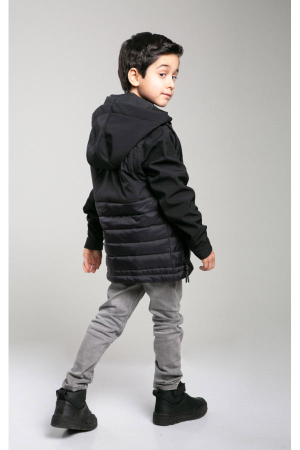 Куртка-трансформер дитяча Freever GF 8104 чорна, Фото №5 - freever.ua