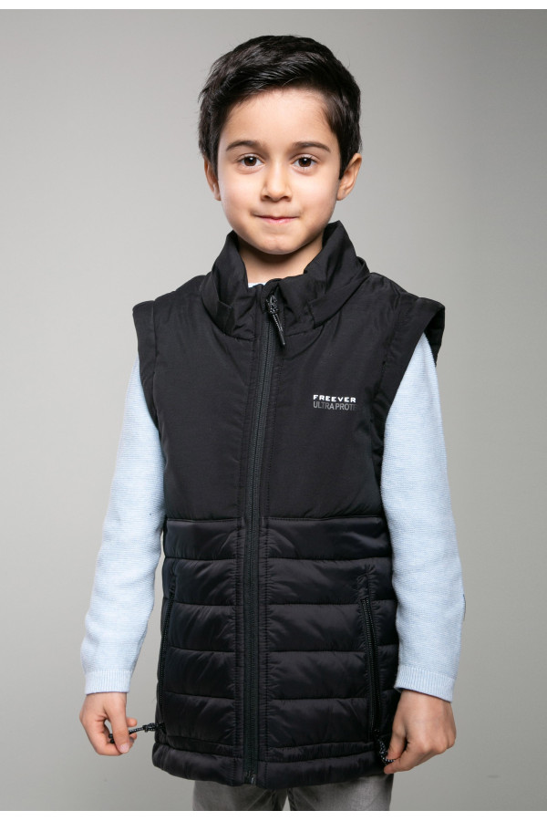 Куртка-трансформер дитяча Freever GF 8104 чорна, Фото №6 - freever.ua