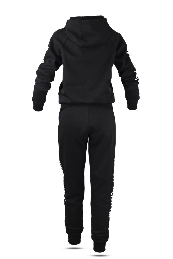 Спортивний костюм дитячий Freever GF 8108 чорні з білим, Фото №4 - freever.ua