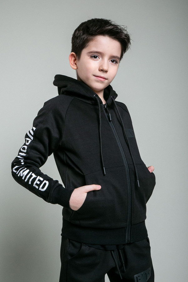 Спортивный костюм детский Freever GF 8108 черные с белым, Фото №2 - freever.ua