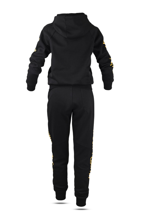 Спортивный костюм детский Freever GF 8108 черный с желтым, Фото №4 - freever.ua