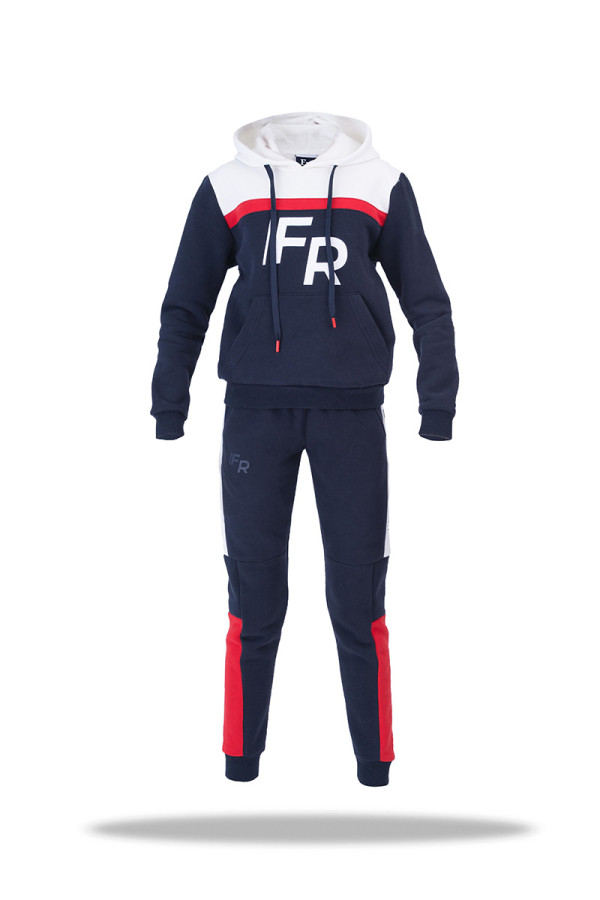 Теплий спортивний костюм дитячий Freever SF 8111 синій, Фото №3 - freever.ua