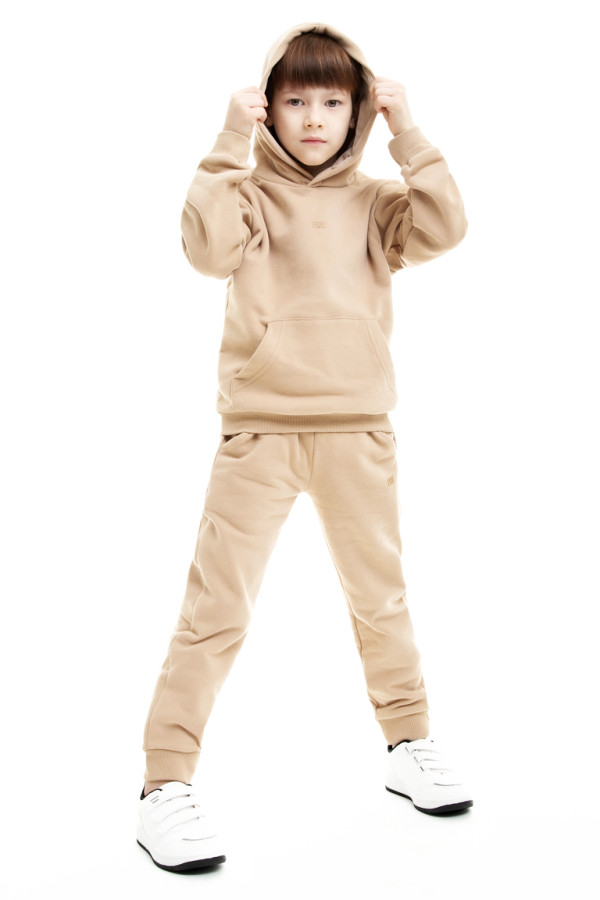 Спортивний костюм дитячий Freever UF 8114 бежевий, Фото №4 - freever.ua