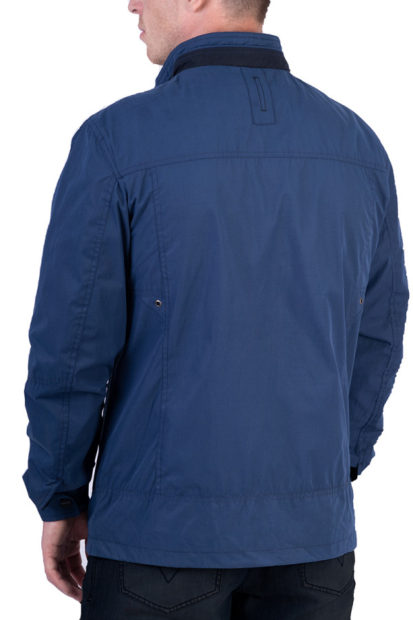 Куртка чоловіча демісезонна J8117 синя, Фото №3 - freever.ua