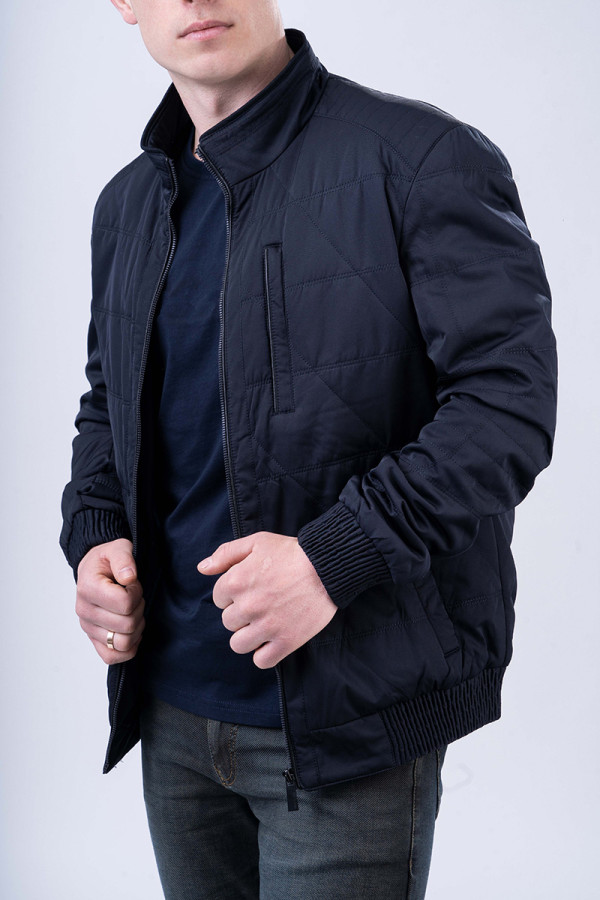 Куртка чоловіча демісезонна J8166 синя, Фото №3 - freever.ua