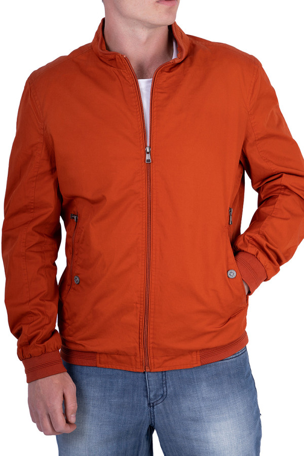 Куртка чоловіча демісезонна J8188 оранжева - freever.ua