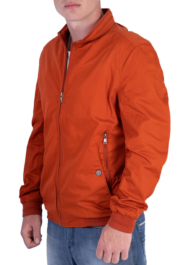 Куртка мужская демисезонная J8188 оранжевая, Фото №2 - freever.ua