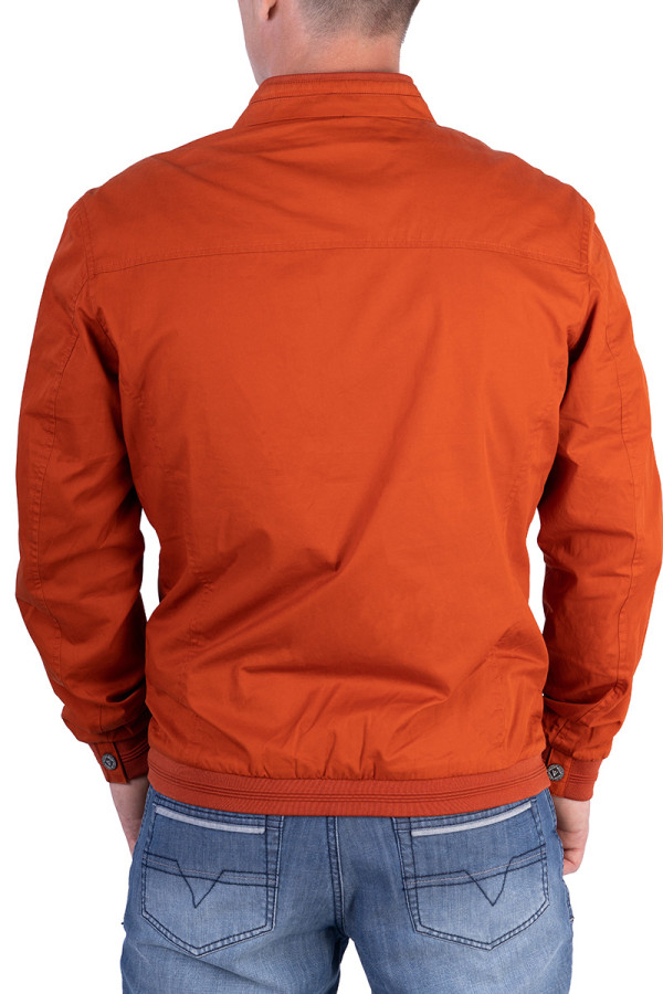 Куртка мужская демисезонная J8188 оранжевая, Фото №3 - freever.ua