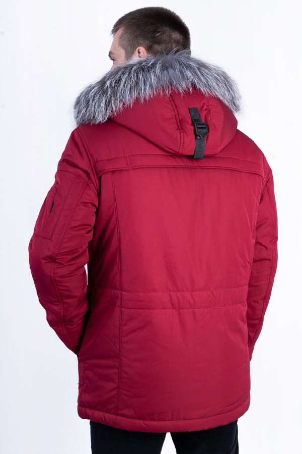 Куртка мужская зимняя  J8210 бордо, Фото №4 - freever.ua
