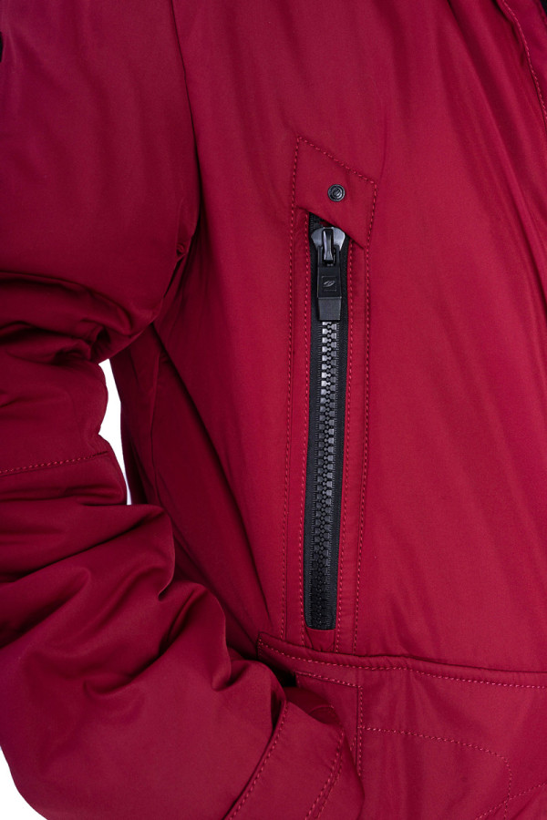 Куртка чоловіча зимова J8210 бордо, Фото №6 - freever.ua