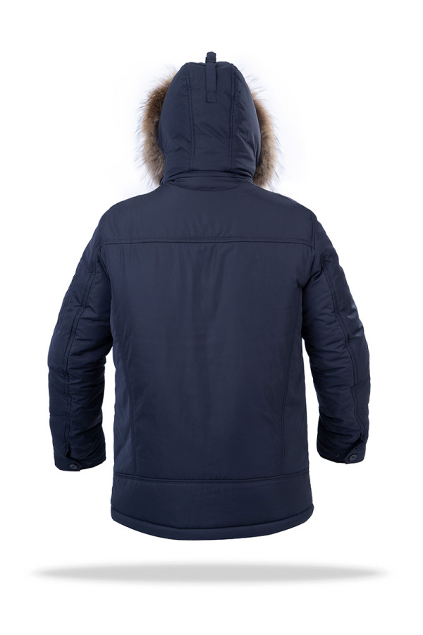 Куртка мужская зимняя  J8219 синяя, Фото №4 - freever.ua