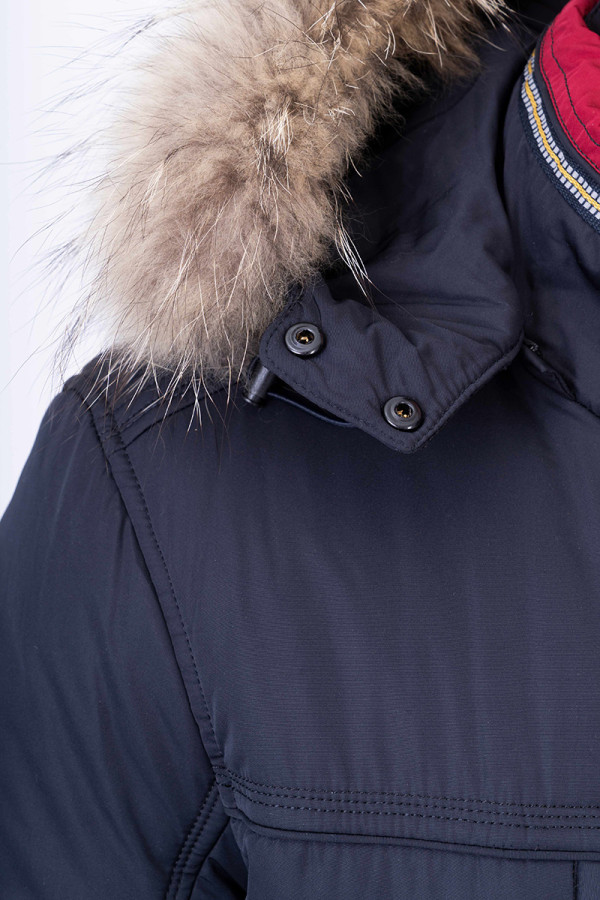 Куртка мужская зимняя  J8219 синяя, Фото №5 - freever.ua