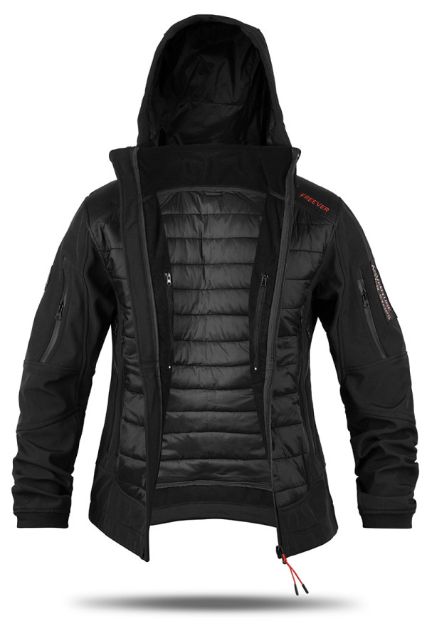 Куртка мужская Freever windstopper GF 8313 черная - freever.ua