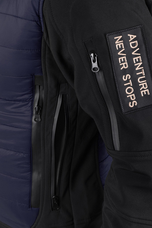 Куртка мужская Freever windstopper GF 8313 темно-синяя, Фото №5 - freever.ua