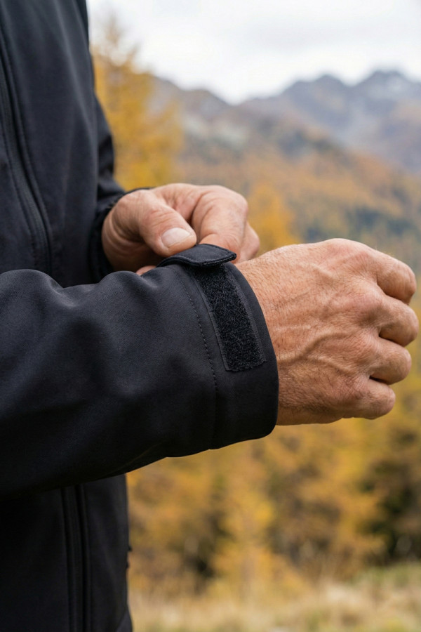 Куртка чоловіча Freever windstopper UF 8321 чорна, Фото №5- freever.ua