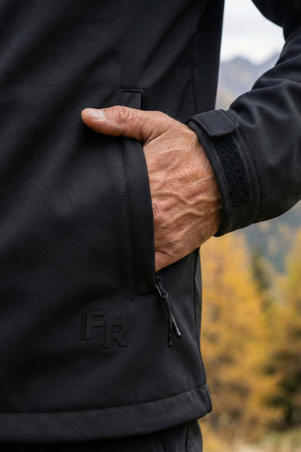 Куртка мужская Freever windstopper UF 8321 черная, Фото №7- freever.ua