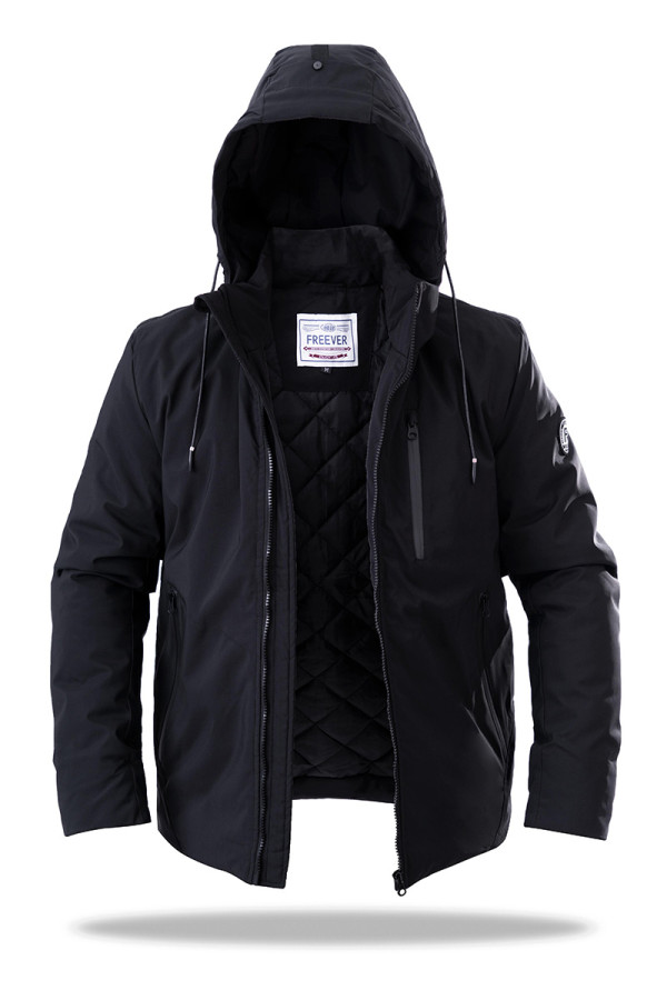 Демисезонная куртка мужская Freever GF 8323 черная - freever.ua
