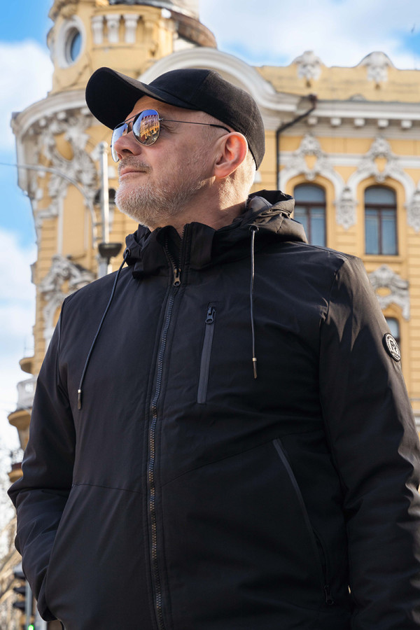 Куртка чоловіча Freever GF 8323 чорна, Фото №5 - freever.ua