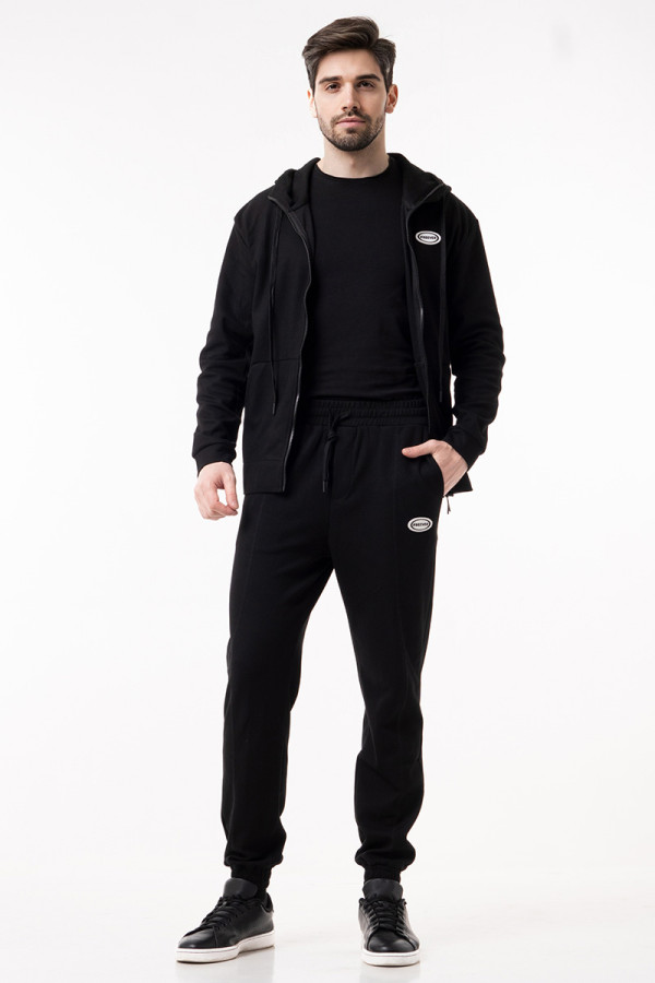 Спортивная кофта мужская Freever WF 8408 черная, Фото №2 - freever.ua