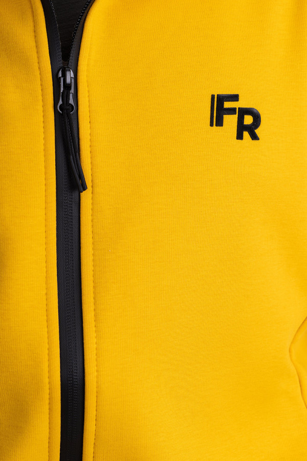 Спортивна чоловіча кофта Freever AF 8409 жовта, Фото №5 - freever.ua