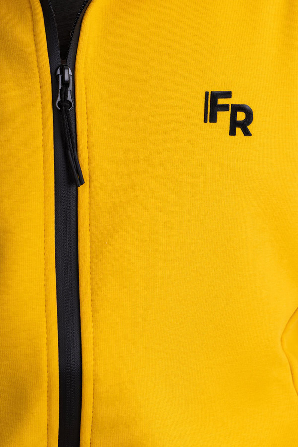 Спортивна чоловіча кофта Freever AF 8409 жовта, Фото №4- freever.ua