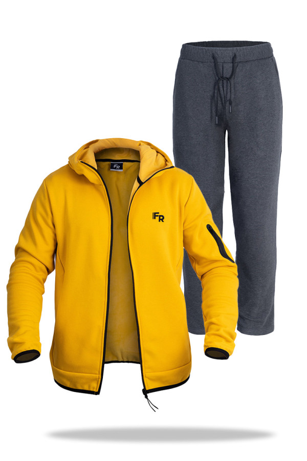 Спортивный костюм мужской Freever  AF 8409-192 желтый