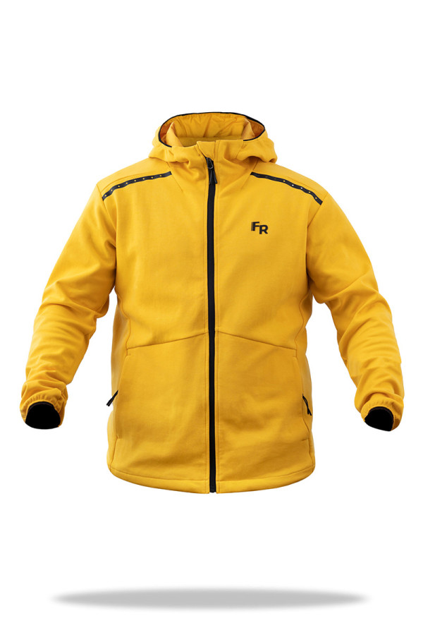 Спортивна кофта чоловічиа Freever AF 8714 жовта, Фото №2- freever.ua