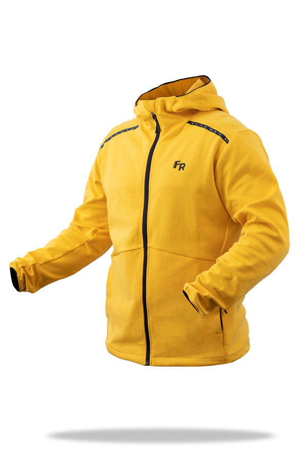 Спортивна кофта чоловічиа Freever AF 8714 жовта, Фото №3- freever.ua