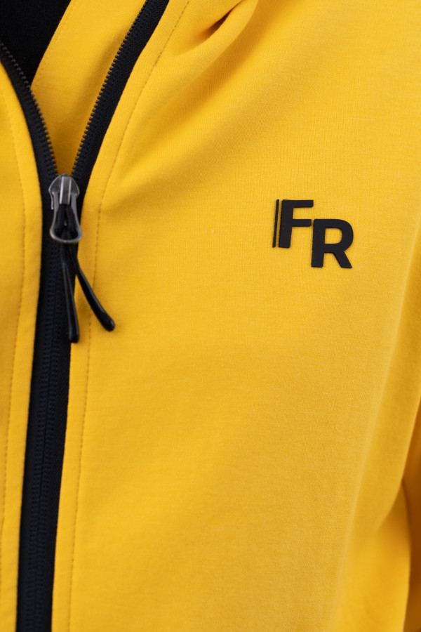 Спортивна кофта чоловічиа Freever AF 8714 жовта, Фото №8 - freever.ua