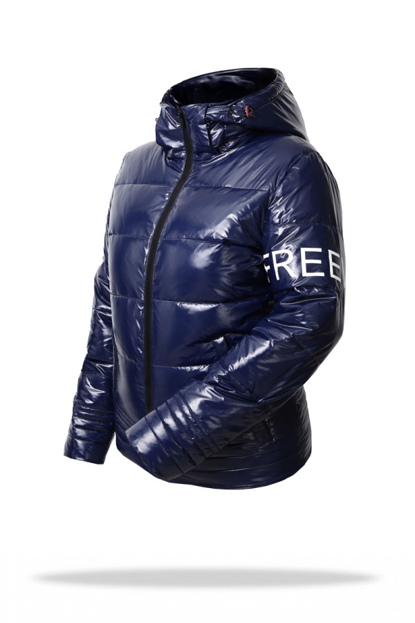 Демисезонная куртка женская Freever GF 8508 темно-синяя, Фото №2 - freever.ua