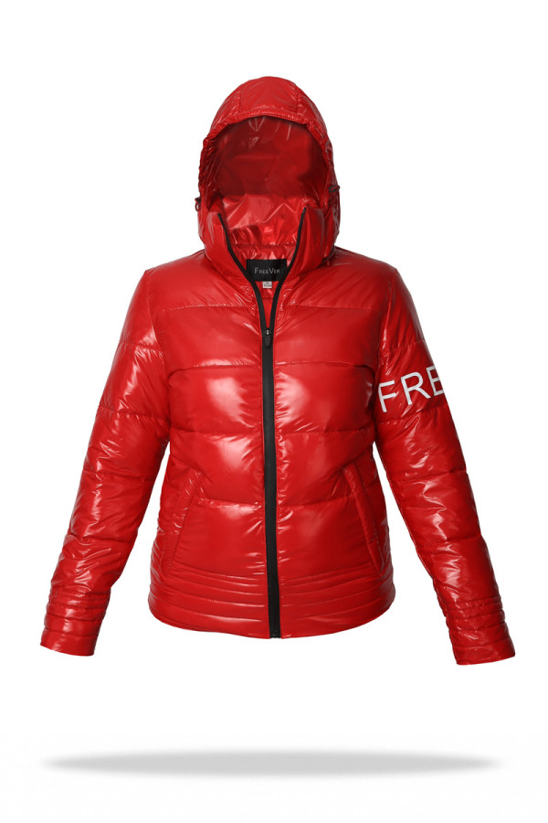 Демісезонна куртка жіноча Freever GF 8508 червона - freever.ua