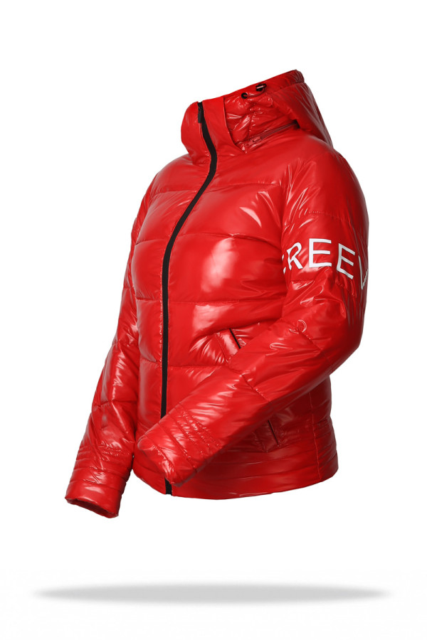 Демисезонная куртка женская Freever GF 8508 красная, Фото №4 - freever.ua