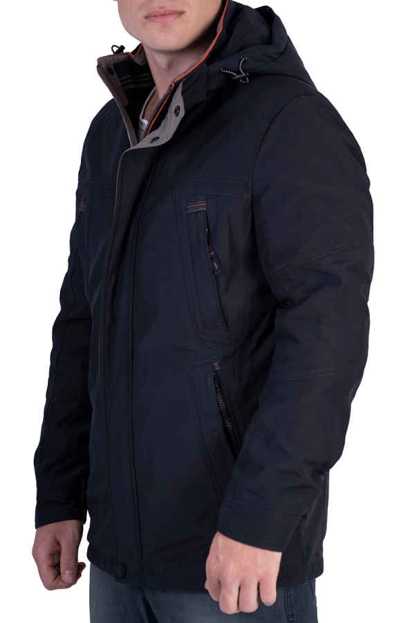 Куртка чоловіча демісезонна J8516 сіра, Фото №2 - freever.ua