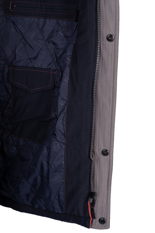 Куртка мужская демисезонная J8516 серая, Фото №4 - freever.ua