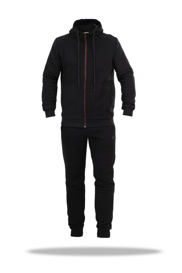 Теплий спортивний костюм чоловічий Freever SF 8605 чорний, Фото №3 - freever.ua