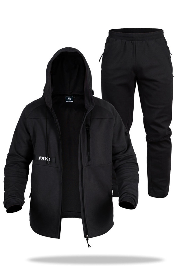 Спортивный костюм мужской Freever WF 8610 черный - freever.ua