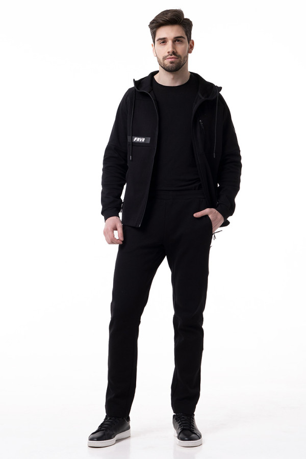 Спортивный костюм мужской Freever WF 8610 черный, Фото №2 - freever.ua