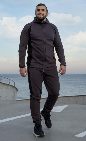 Спортивний костюм чоловічий Freever UF 8703 сірий