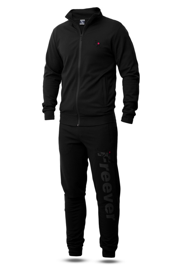 Спортивний костюм чоловічий Freever GF 8707 чорний - freever.ua