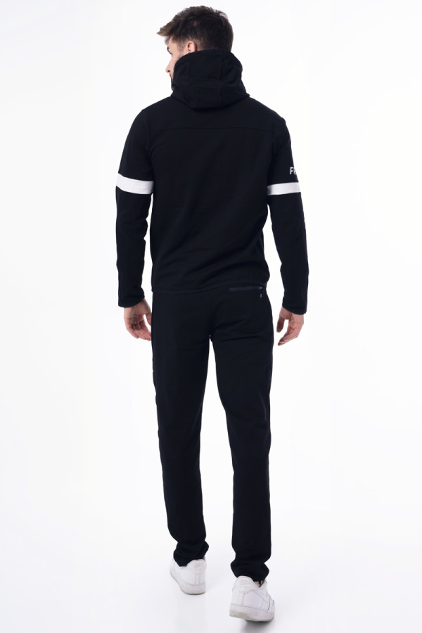 Спортивный костюм мужской Freever WF 8708 черный, Фото №7 - freever.ua