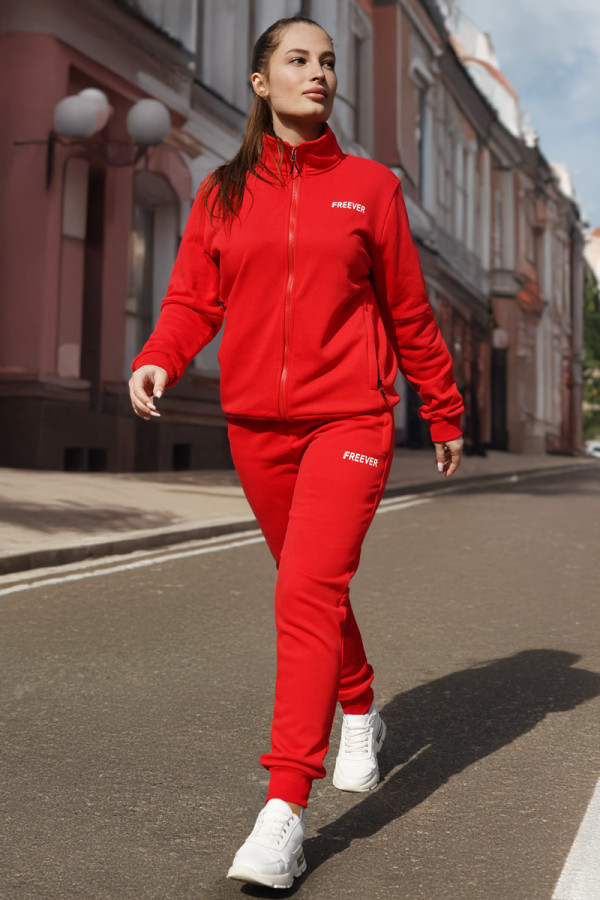 Спортивний костюм жіночий Freever UF 8710 червоний