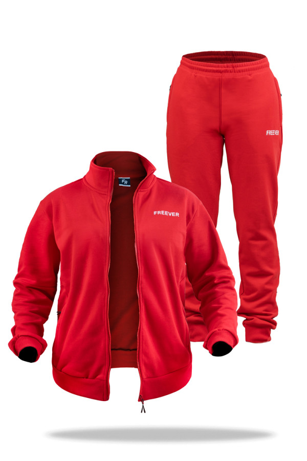 Спортивний костюм чоловічий Freever UF 8710 червоний - freever.ua