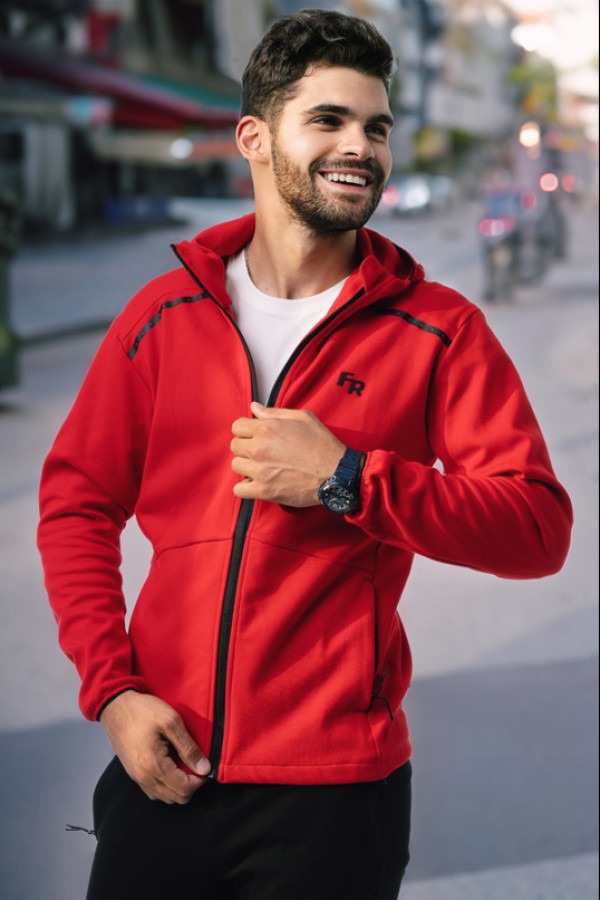 Спортивный костюм мужской Freever AF 8910-8713 красный, Фото №2- freever.ua