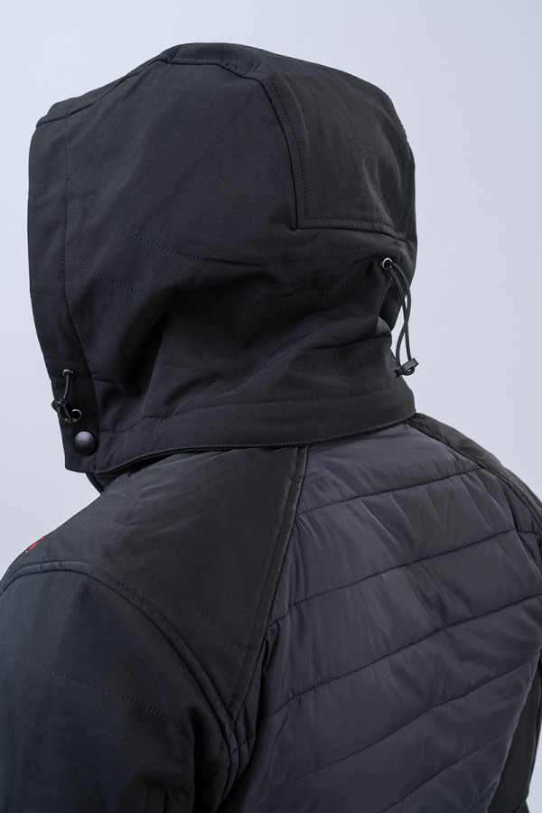 Куртка чоловіча Freever windstopper GF 8313 чорна, Фото №7 - freever.ua