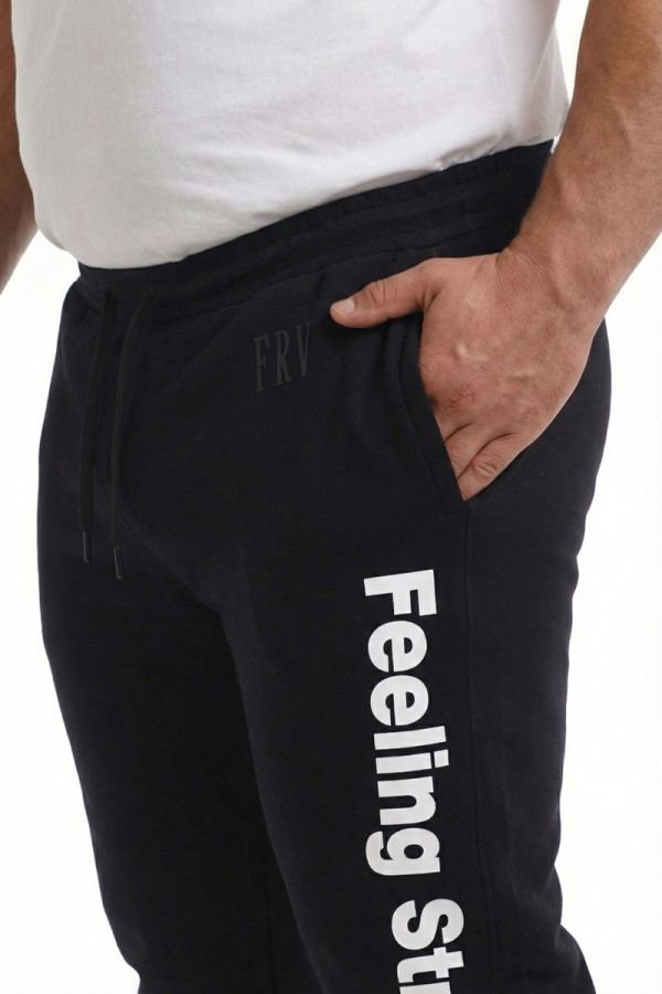 Спортивні штани чоловічі Freever NF 8829 чорні, Фото №2- freever.ua