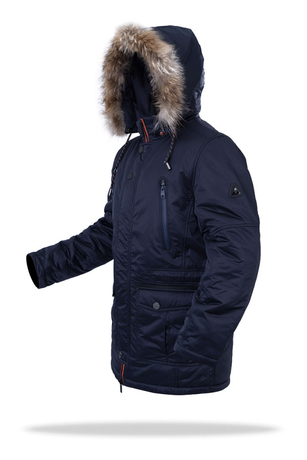 Куртка мужская зимняя  J8865 синяя, Фото №3 - freever.ua
