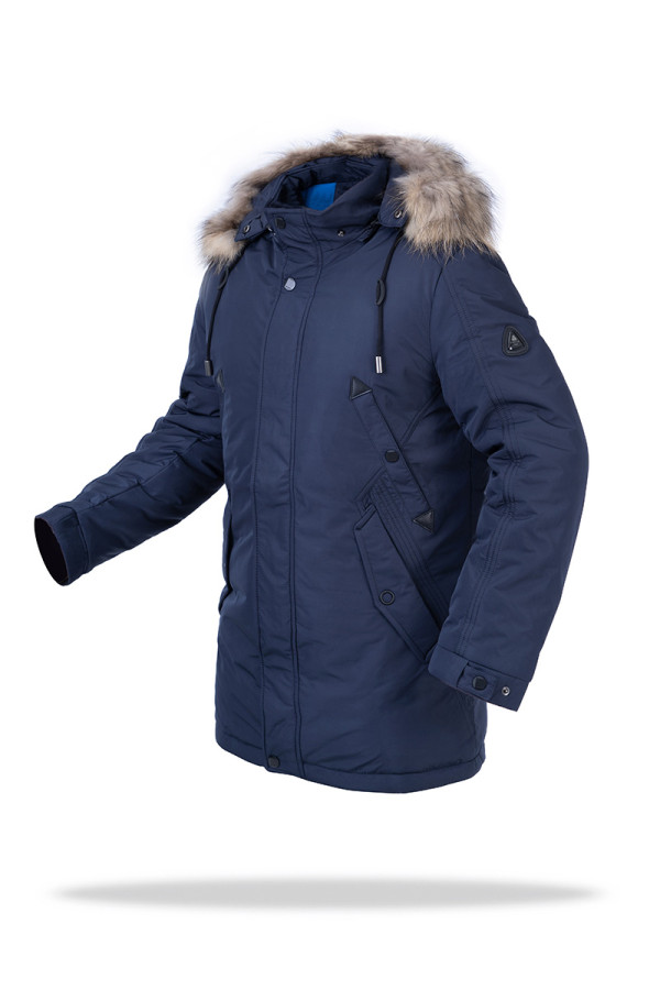 Куртка мужская зимняя J8867 синяя, Фото №3 - freever.ua