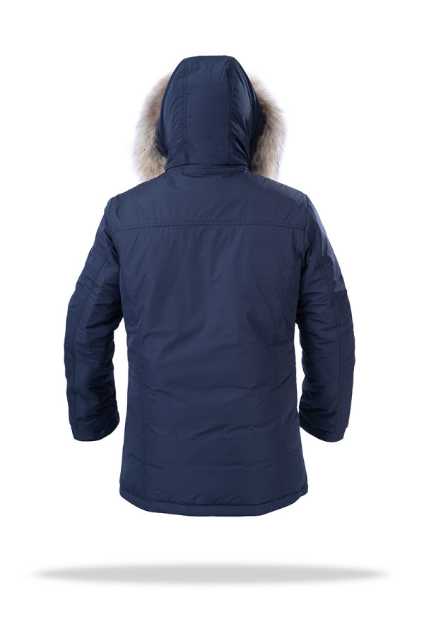 Куртка чоловіча зимова J8867 синя, Фото №4 - freever.ua